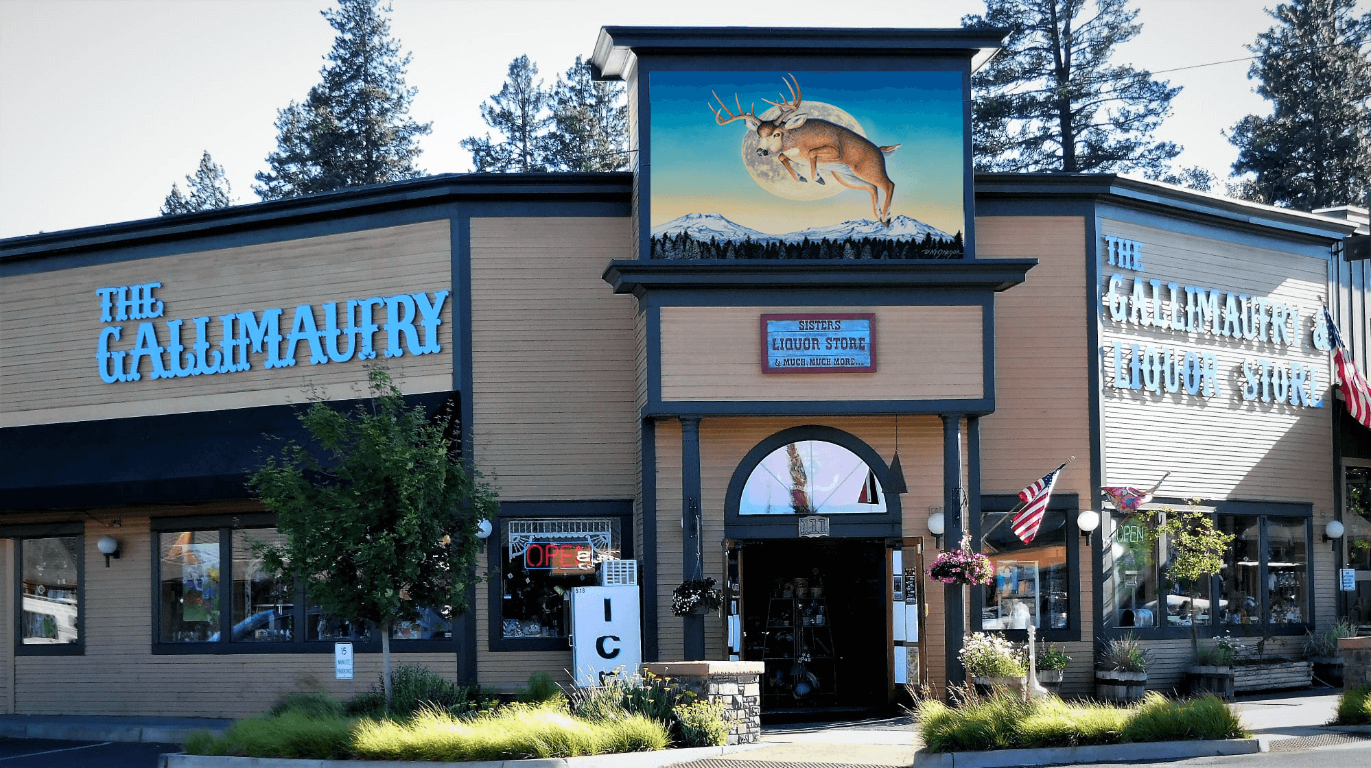 Welcome to The Gallimaufry Liquor Store in Sisters, Oregon